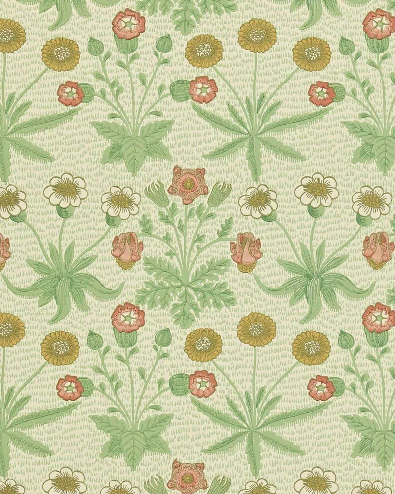 William Morris & Co. Tapet - Daisy Artichoke/Plaster