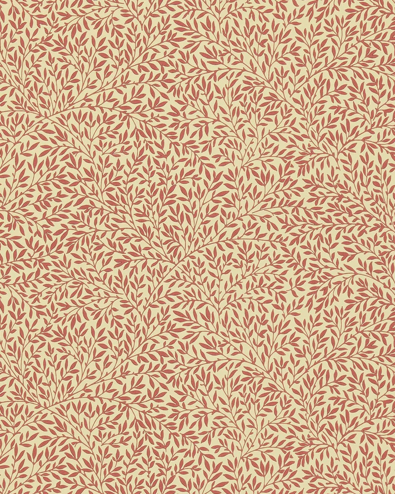 William Morris & Co. Tapet - Standen Beige/Brick/Red