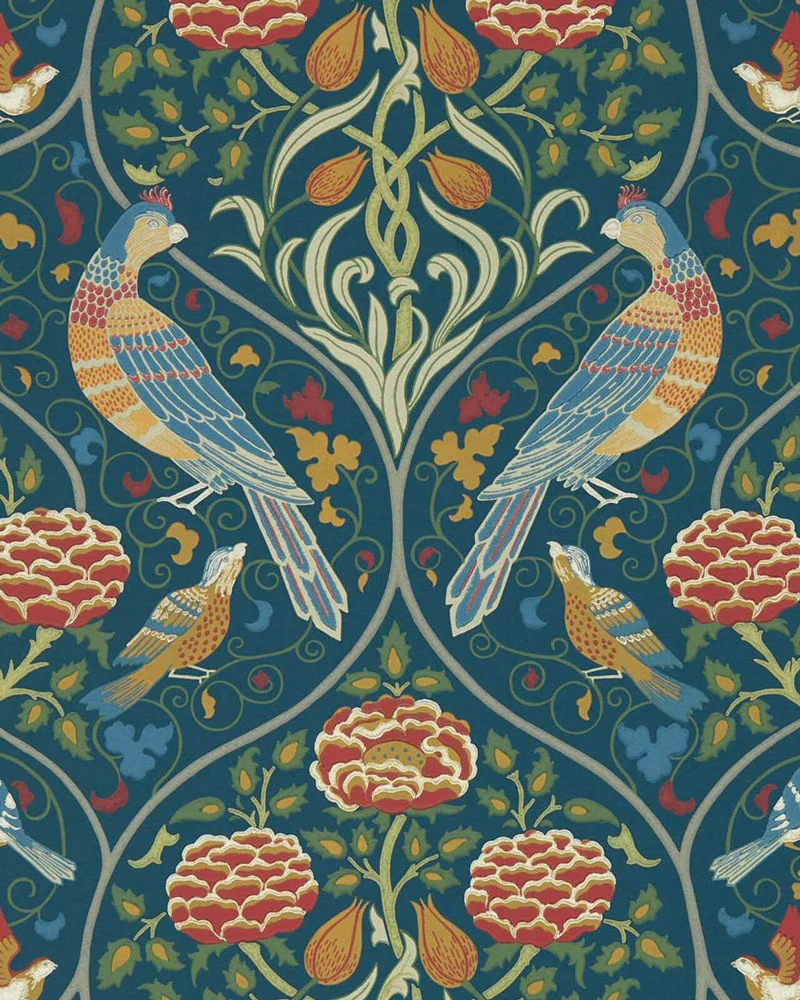 William Morris & Co. Tapet - Seasons by May indigo