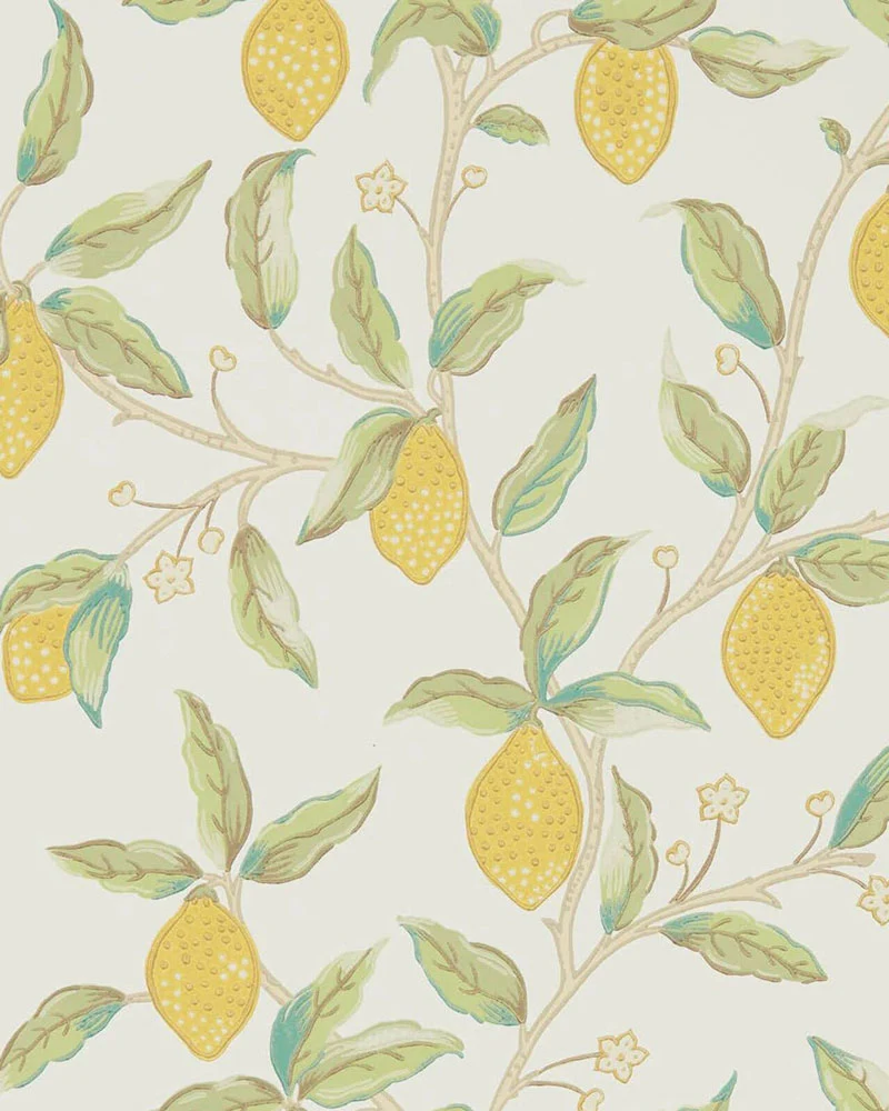 William Morris & Co. Tapet - Lemontree bay leaf