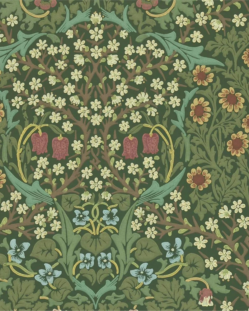 William Morris & Co. Tapet - Blackthorn Green