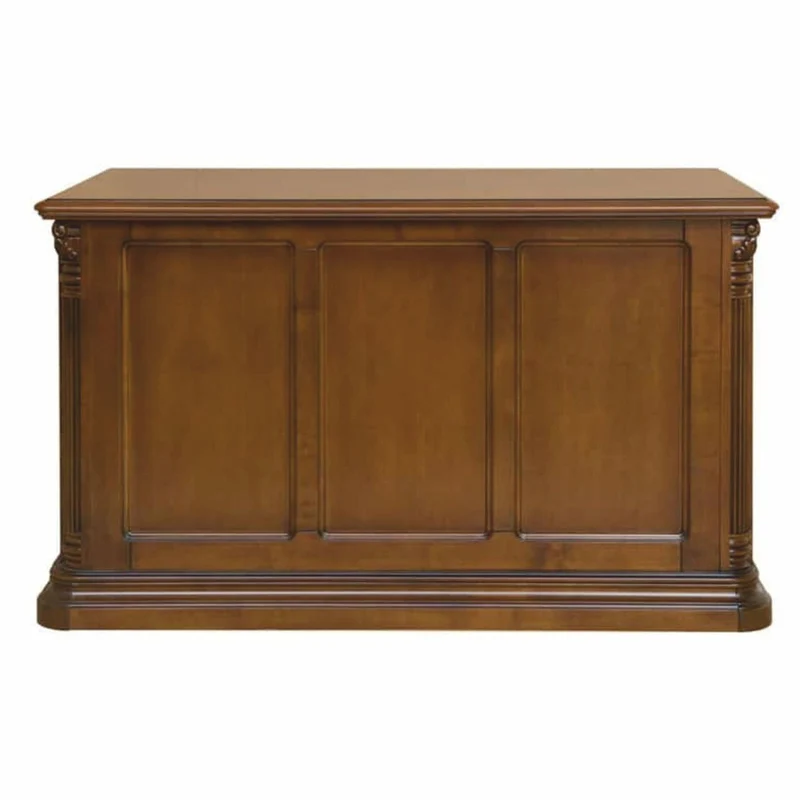 Casa Padrino Luxus Barock Schreibtisch Braun 140 cm - Barock Büro Möbel