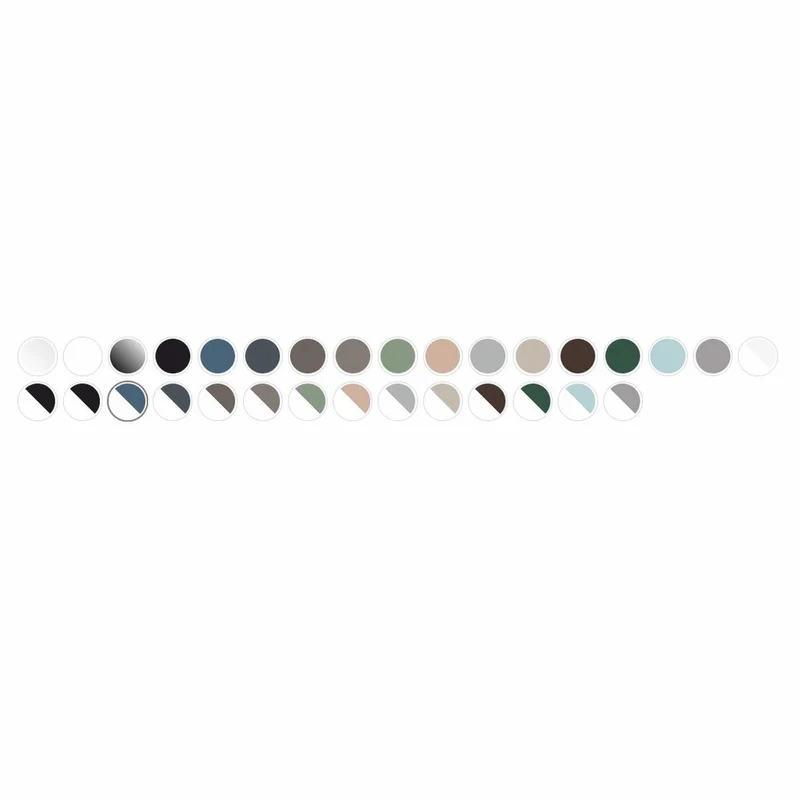 Casa Padrino Freistehende Luxus Acryl Badewanne Blau / Weiß Ø 150 cm - Made in Italy