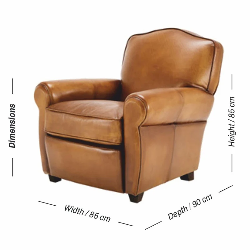 Casa Padrino Luxus Leder Sessel Braun / Schwarz - Luxus Echtleder Möbel
