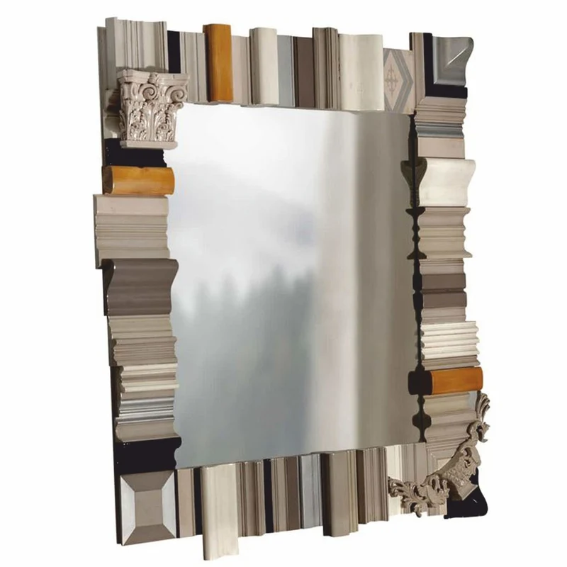 Casa Padrino Luxus Designer Spiegel Bunt 135 cm - Luxus Designer Möbel