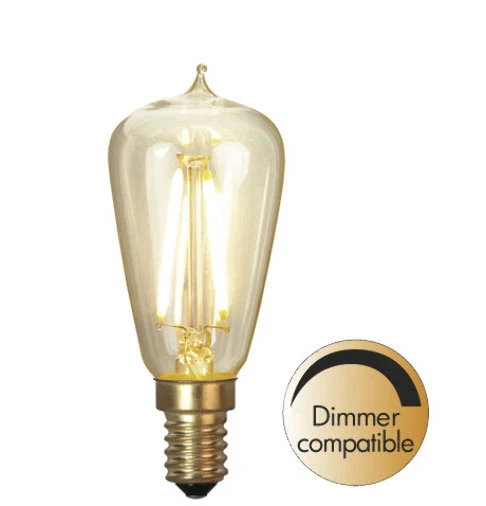 LED-lampa - Sekelskifte mini E14 38 mm, 120 lm