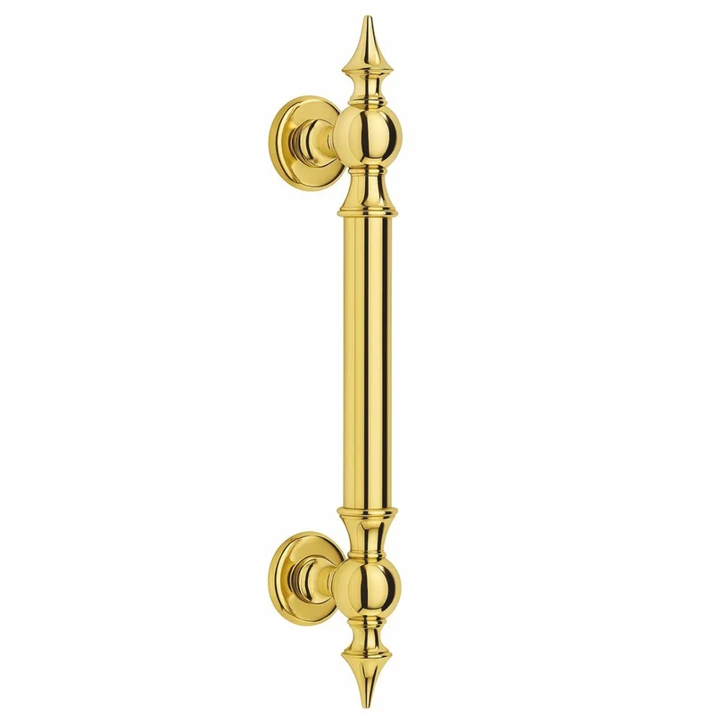 Casa Padrino Barock Türgriff Set Gold H. 20 cm - Barock Wohnaccessoires