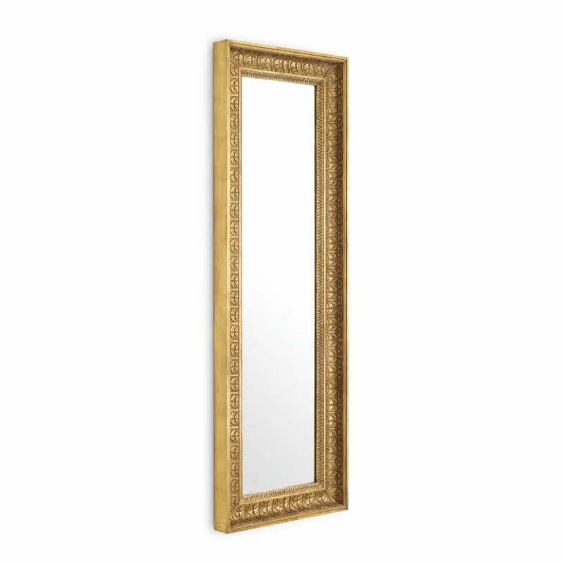 Casa Padrino Luxus Barock Mahagoni Spiegel Antik Gold H. 176 cm - Barock Interior