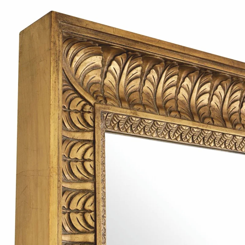 Casa Padrino Luxus Barock Mahagoni Spiegel Antik Gold H. 176 cm - Barock Interior