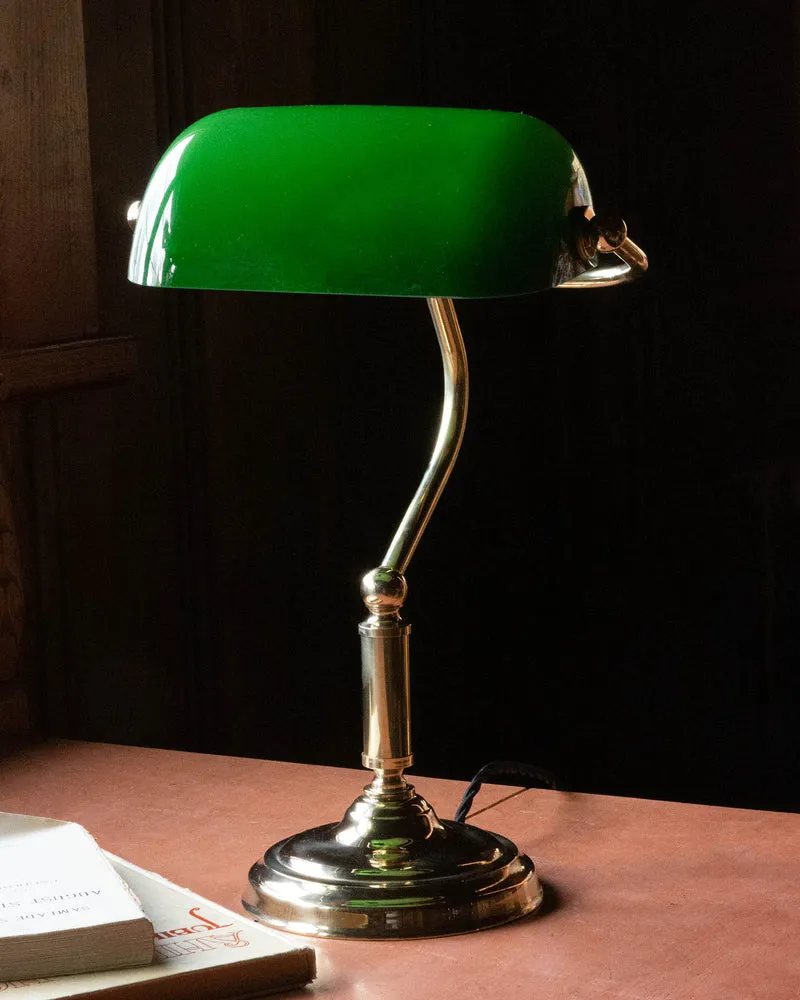 Bordslampa - Bankirlampa