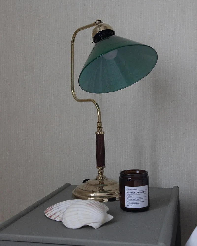 Bordslampa 1903 - Mässing med grön skärm
