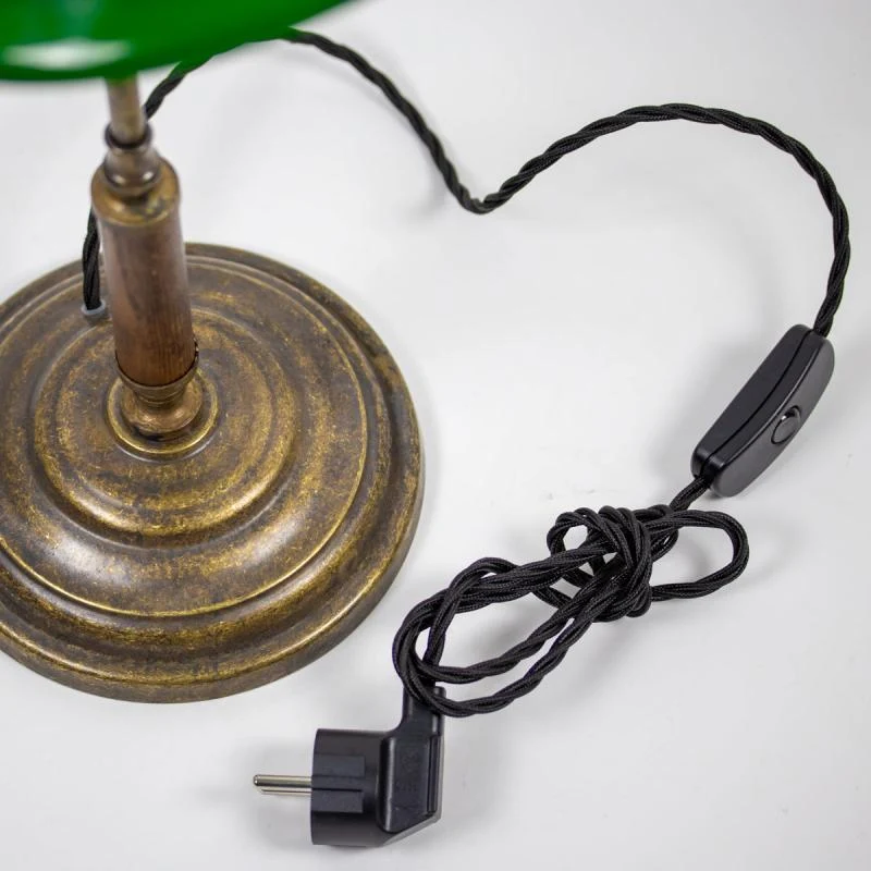 Bordslampa 1903 - Antik med grön klockskärm