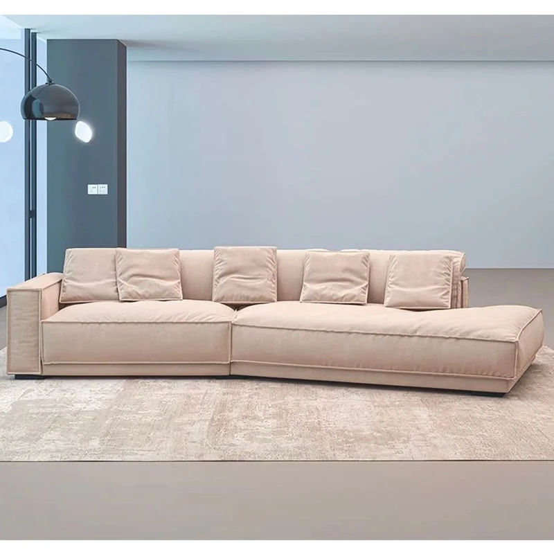 Casa Padrino Luxus Wohnzimmer & Hotel Sofa Linke Seite Beige 320 cm - Luxus Möbel