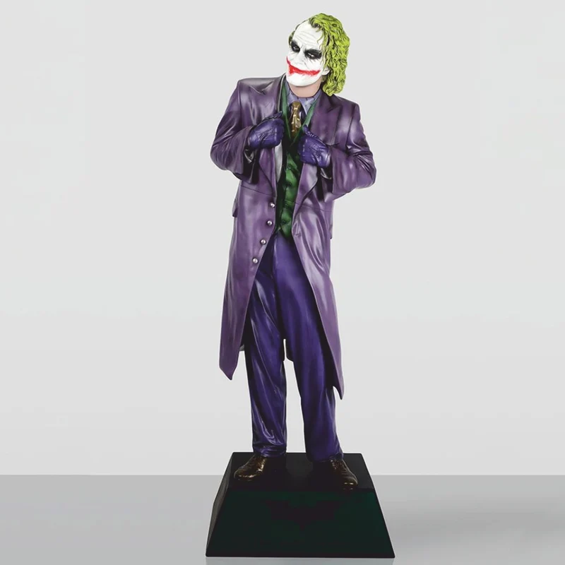 Casa Padrino XXL Deko Skulptur Lila / Grün H. 215 cm - Lebensgroße Deko Figur