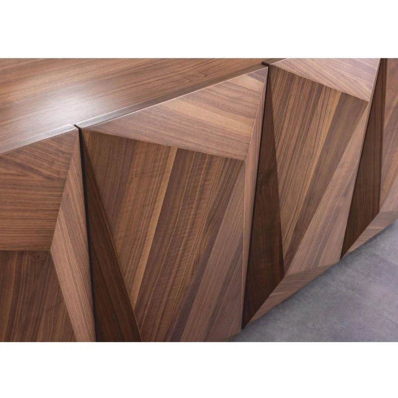 Casa Padrino Luxus Sideboard mit Spiegel Braun 237 cm - Luxus Möbel
