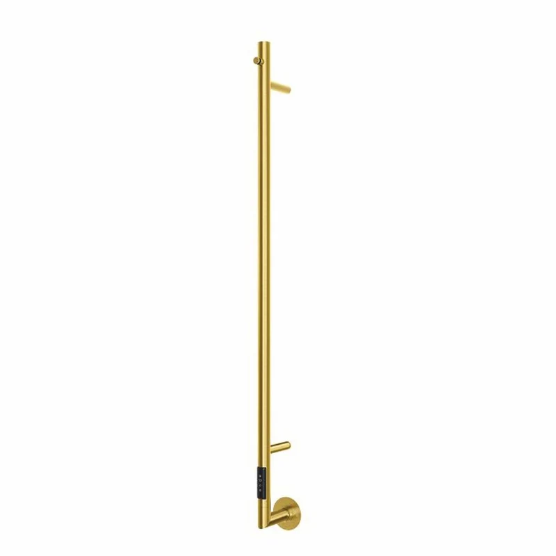 Casa Padrino Luxus Badezimmer Handtuchwärmer Messing H. 170 cm - Vertikaler elektrischer Badheizkörper