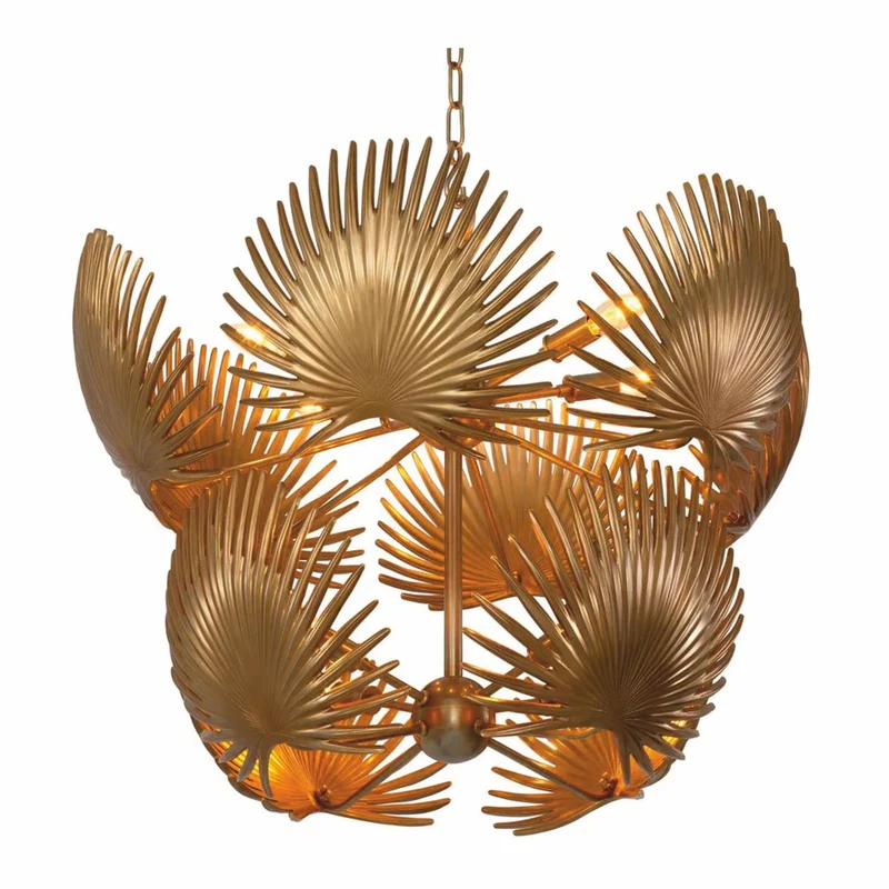 Casa Padrino Luxus Kronleuchter Vintage Messing Ø 80 x H. 67 cm - Hotel & Restaurant Kronleuchter