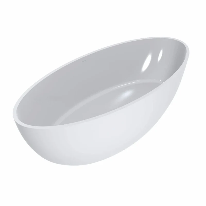 Casa Padrino Luxus Badewanne Hochglanz Weiß 180 cm - Badezimmer Möbel