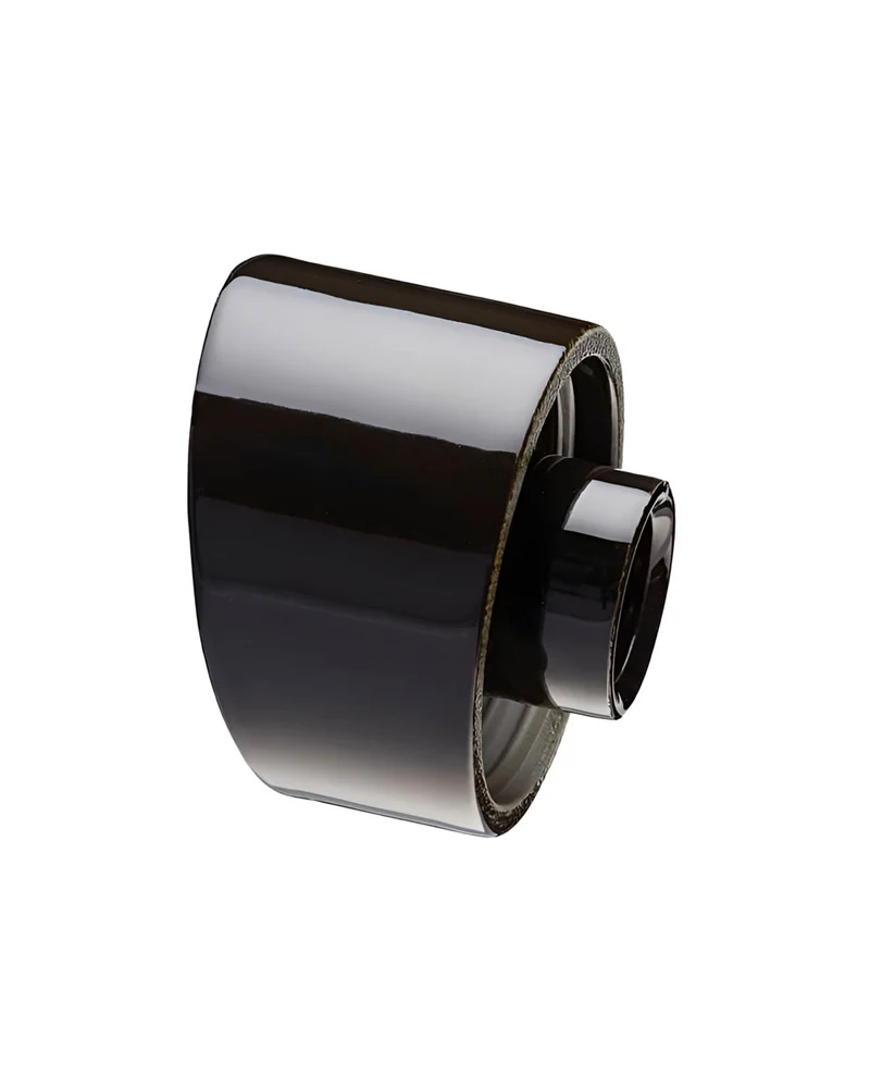 Lampsockel porslin - Svart/vinklad IP20