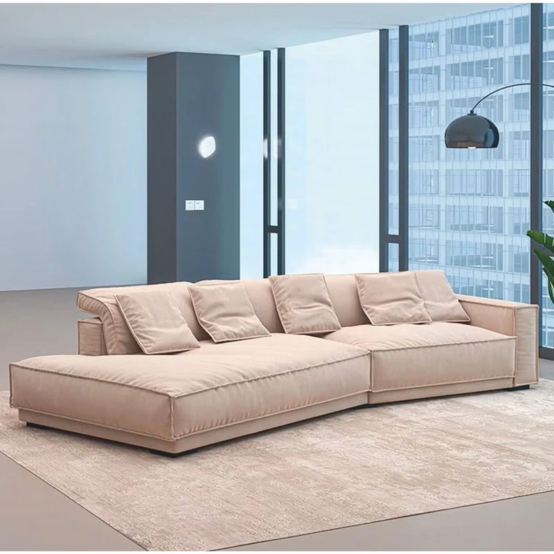 Casa Padrino Luxus Wohnzimmer & Hotel Sofa Rechte Seite Beige 320 cm - Luxus Möbel