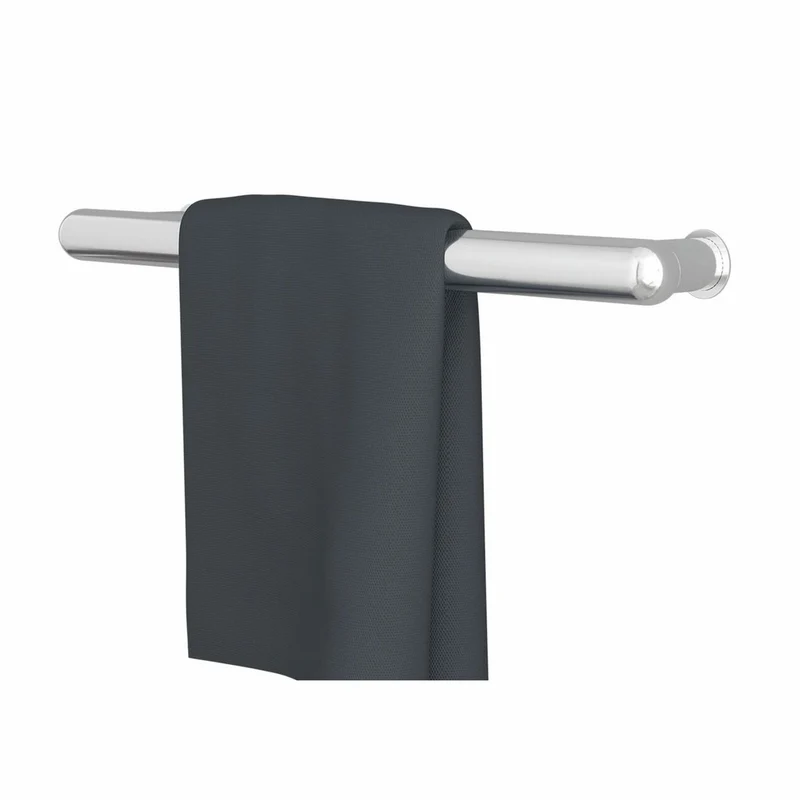 Casa Padrino Luxus Badezimmer Handtuchwärmer Silber Glänzend 58 cm - Badezimmer Zubehör