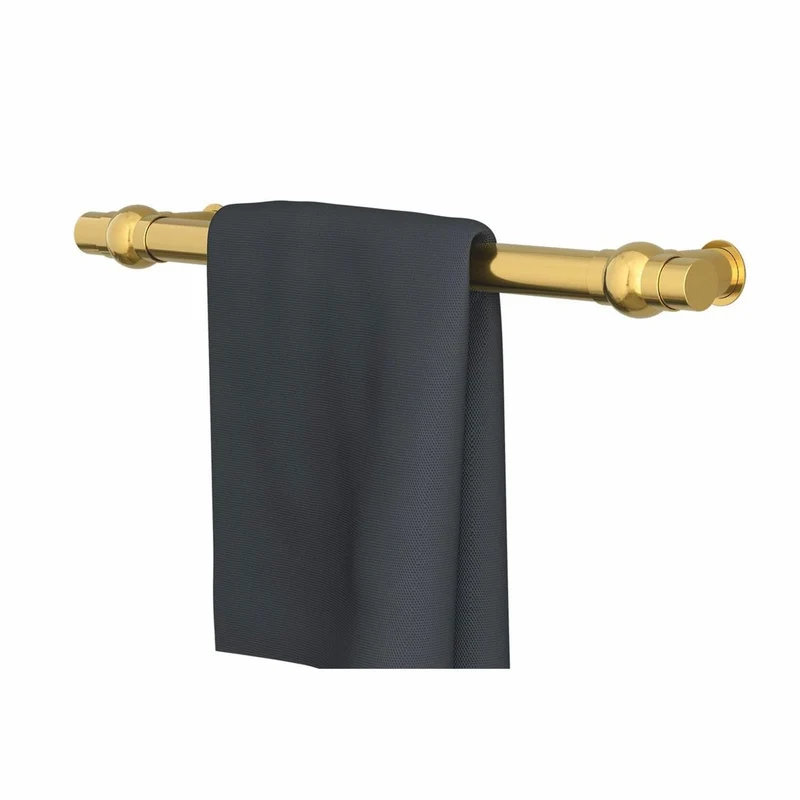 Casa Padrino Luxus Badezimmer Handtuchwärmer Gold Glänzend 60 cm - Badezimmer Zubehör