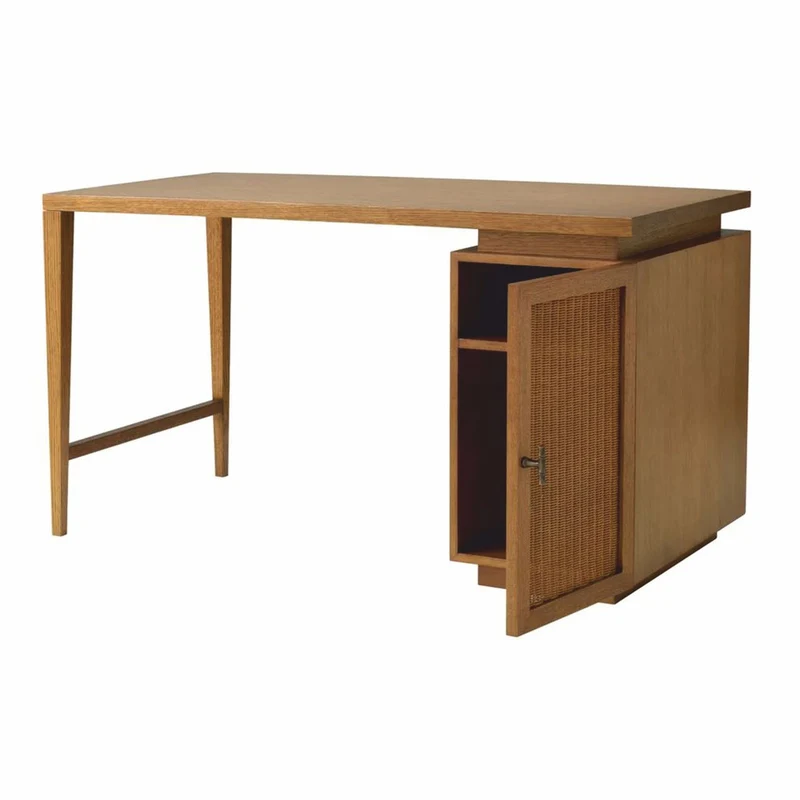 Casa Padrino Luxus Schreibtisch Braun / Bronze 140 cm - Büro Möbel