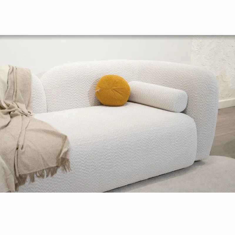 Casa Padrino Luxus Wohzimmer & Hotel Sofa Weiß 240 cm - Luxus Möbel