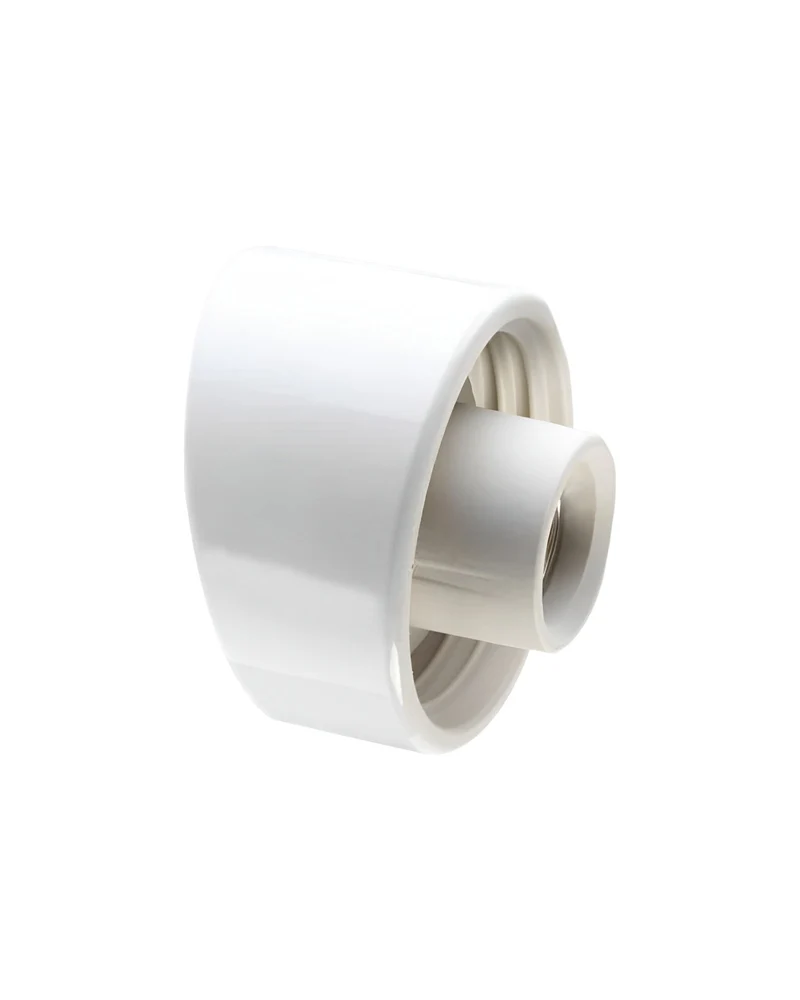 Lampsockel porslin - Vit/vinklad IP20
