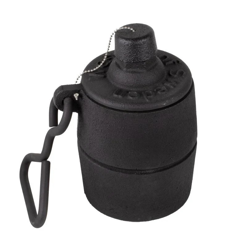 Oljelampa - Fotogenlampa gjutjärn Småland