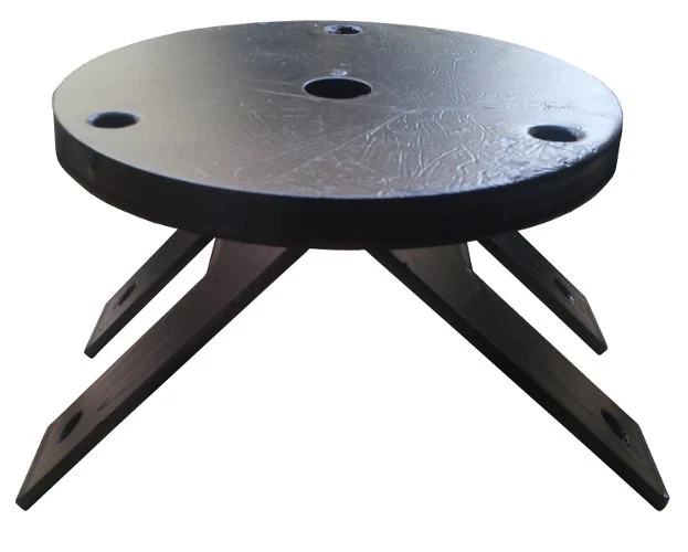 Hörnfäste svart metall - Stallampa & gårdslampa