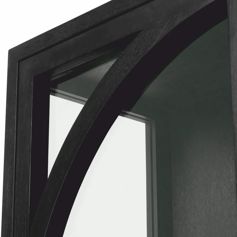 Casa Padrino Luxus Vitrine Schwarz / Bronze 118 x 44,5 x H. 210 cm - Luxus Interior