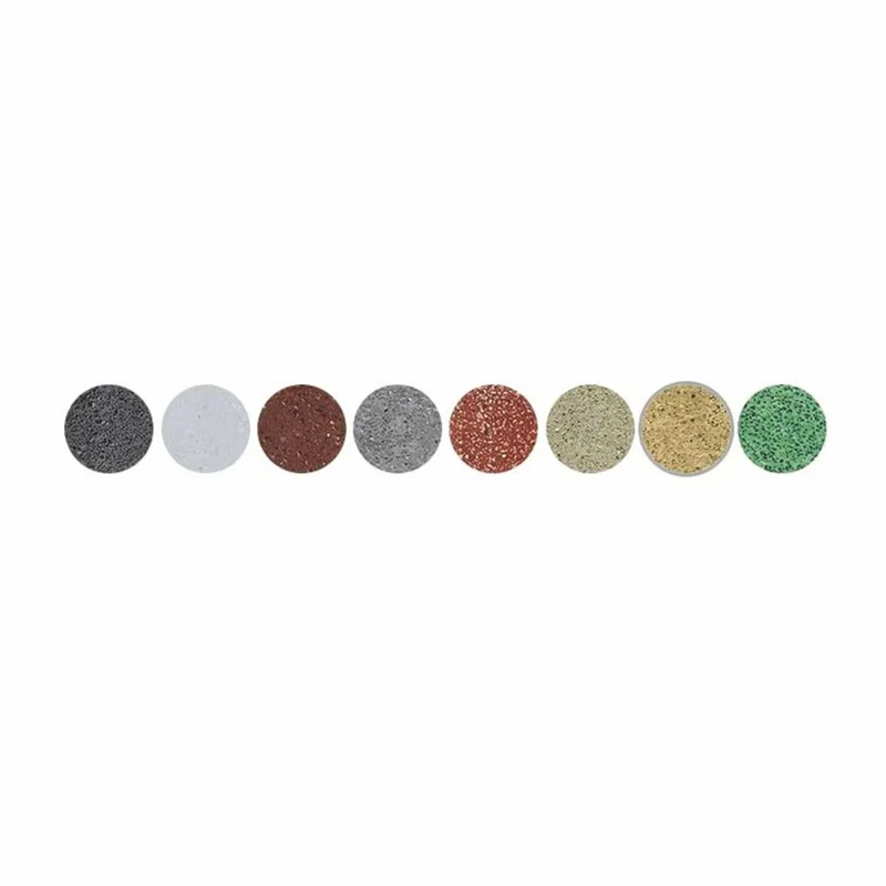 Casa Padrino Luxus Hocker Grau / Dunkelbraun Ø 50 x H. 50 cm - Beton Möbel