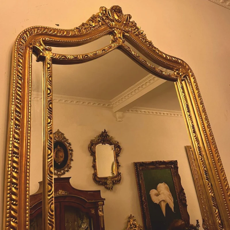 Casa Padrino Barock Spiegel Gold H. 200 cm - Prunkvolle Barock Möbel