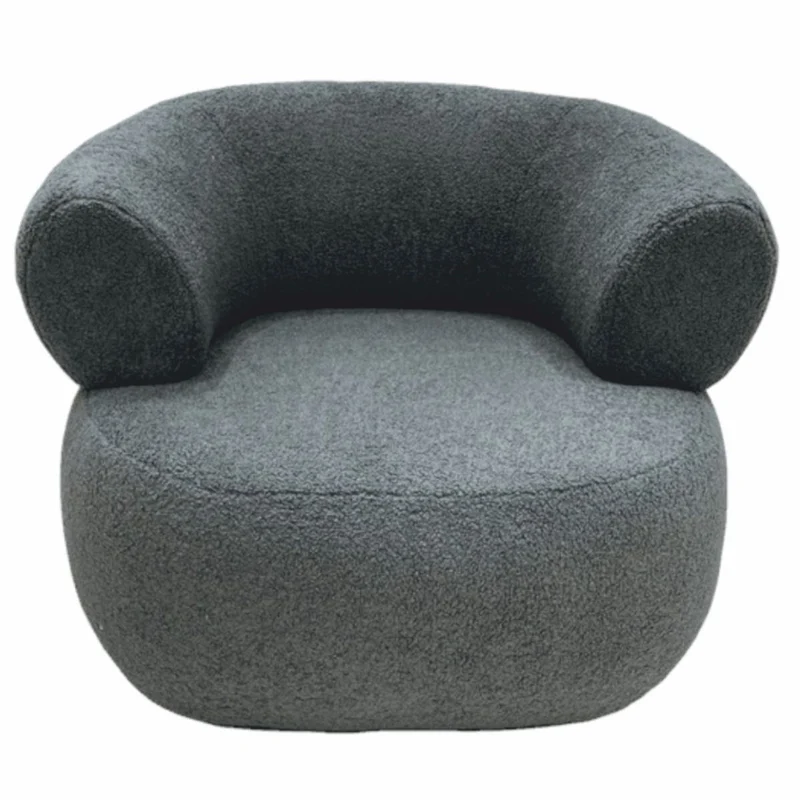 Casa Padrino Luxus Wohnzimmer & Hotel Sessel Grau H. 74 cm - Luxus Möbel