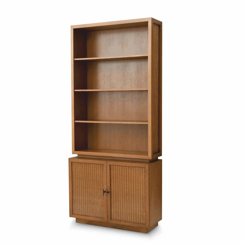 Casa Padrino Luxus Regalschrank Braun / Bronze H. 240 cm - Luxus Möbel