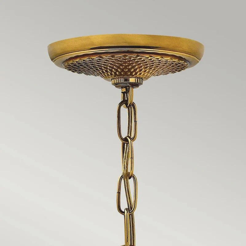 Casa Padrino Luxus Barock Messing Kronleuchter Bronze Ø 56 x H. 62,2 cm