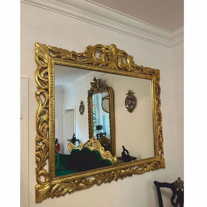 Casa Padrino Barock Spiegel Gold 153 x H. 140 cm - Barockstil Interior