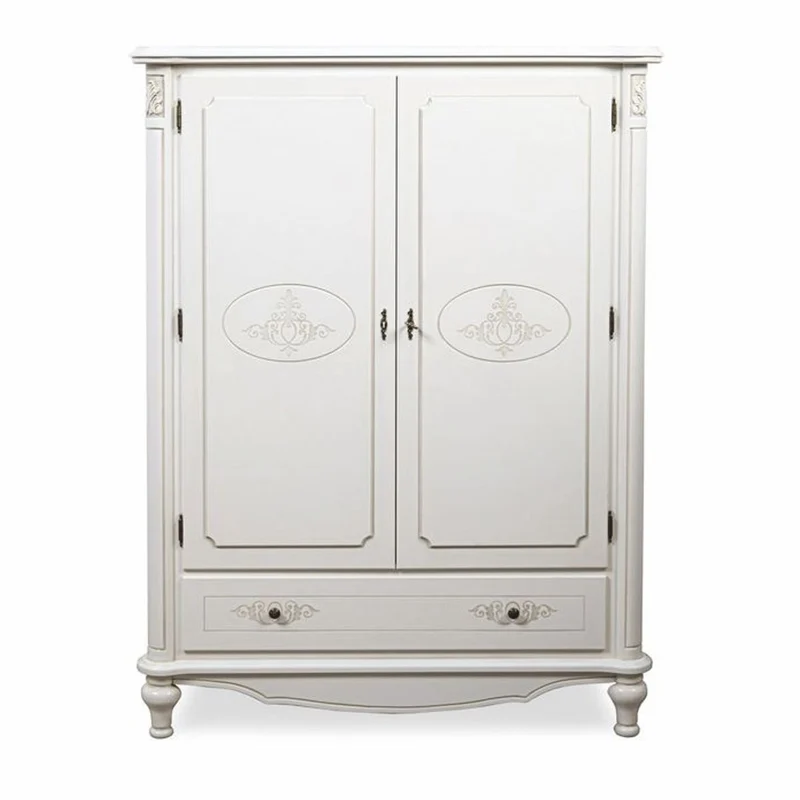 Casa Padrino Luxus Barock Barschrank Weiß H. 160 cm - Barockstil Bar Möbel