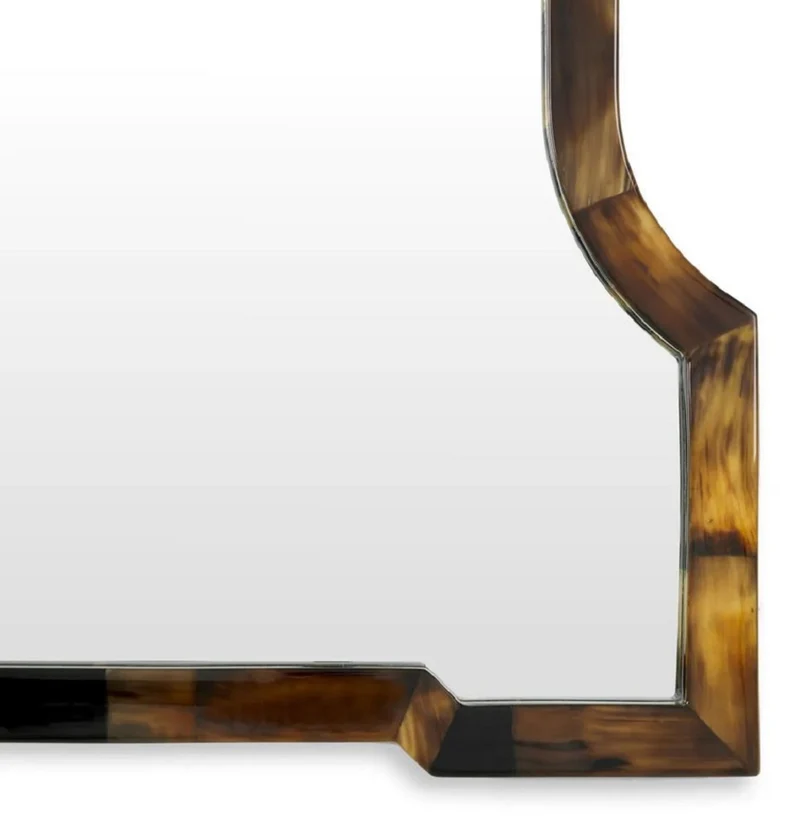 Casa Padrino Luxus Spiegel Braun / Naturfarben H. 130 cm - Luxus Qualität