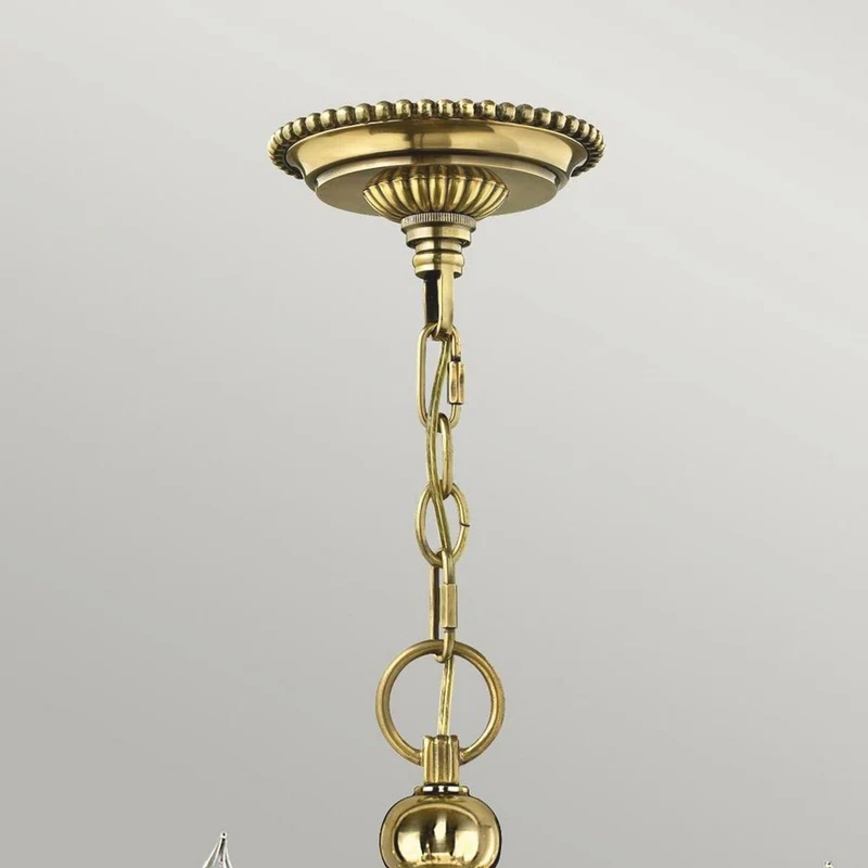 Casa Padrino Luxus Barock Messing Kronleuchter Ø 94 x H. 87,6 cm - Edel & Prunkvoll