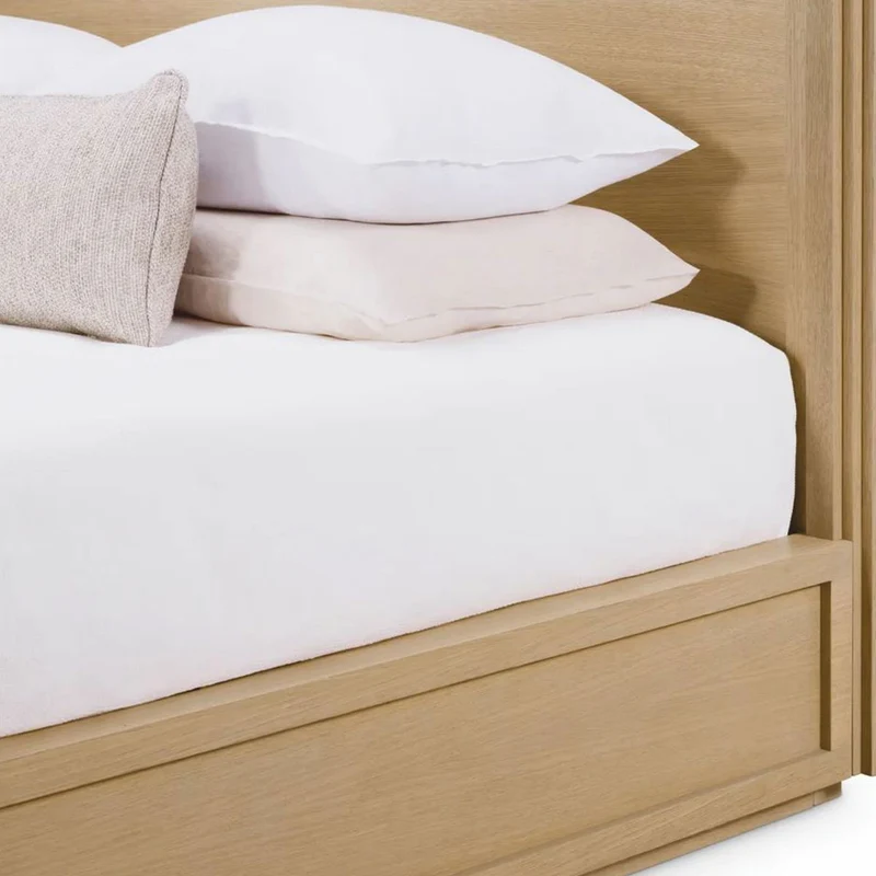 Casa Padrino Luxus Himmelbett Naturfarben 228,5 cm - Schlafzimmer & Hotel Möbel