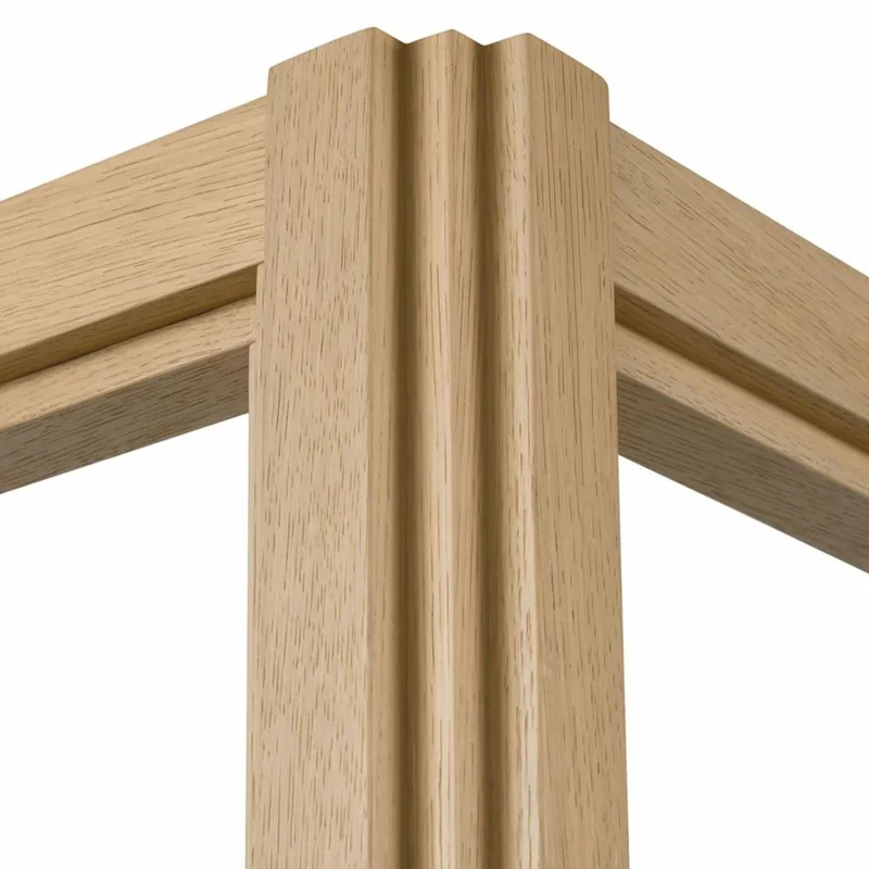 Casa Padrino Luxus Himmelbett Naturfarben 228,5 cm - Schlafzimmer & Hotel Möbel
