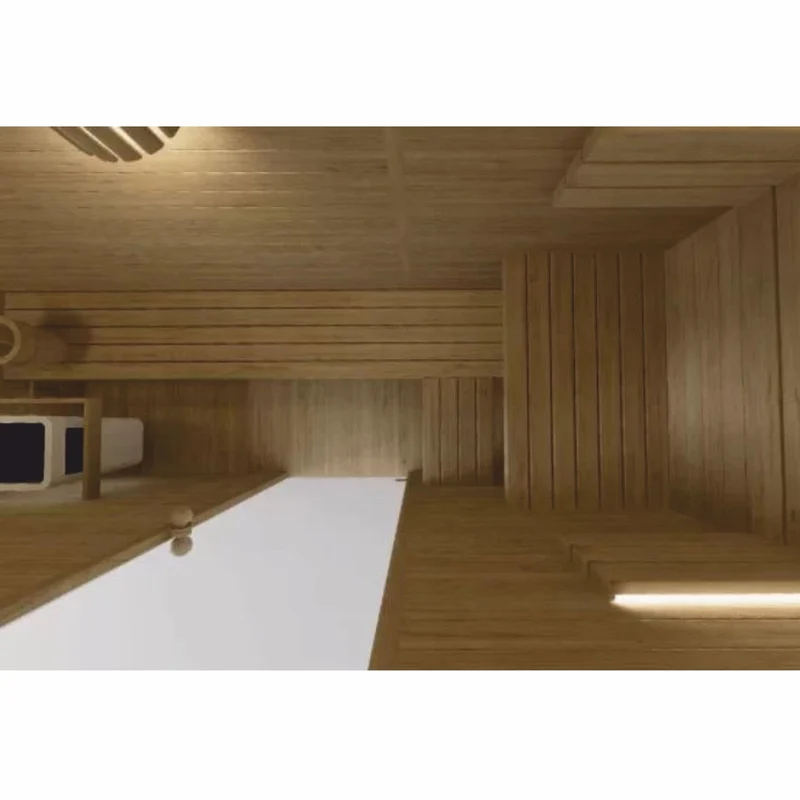 Casa Padrino Luxus 4 Personen Innensauna Naturfarben 300 x 100 x H. 190 cm
