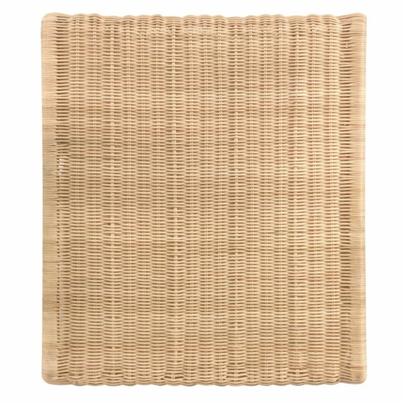 Casa Padrino Luxus Rattan Sessel Naturfarben - Rattan Wohnzimmer Möbel