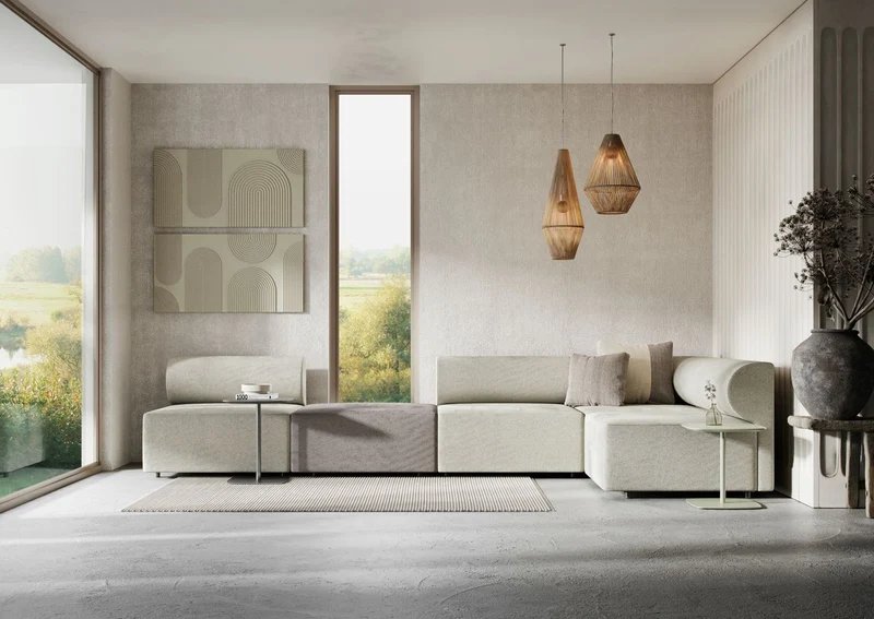 Casa Padrino Luxus Ecksofa Grau / Dunkelgrau 360 x 180 cm - Modulares Wohnzimmer Sofa - Luxus Möbel