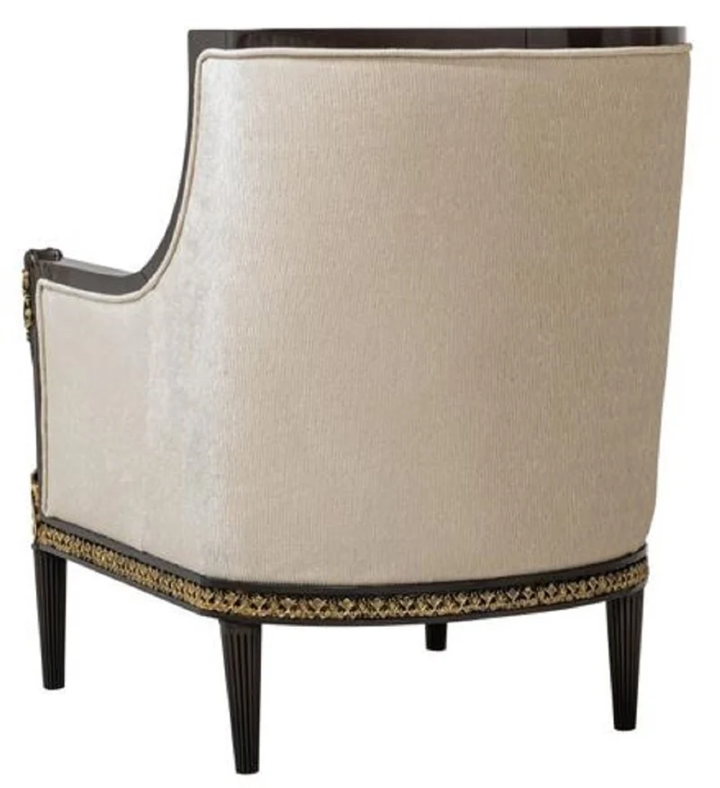 Casa Padrino Luxus Barock Wohnzimmer Möbel Set Hellbraun / Creme / Dunkelbraun / Gold
