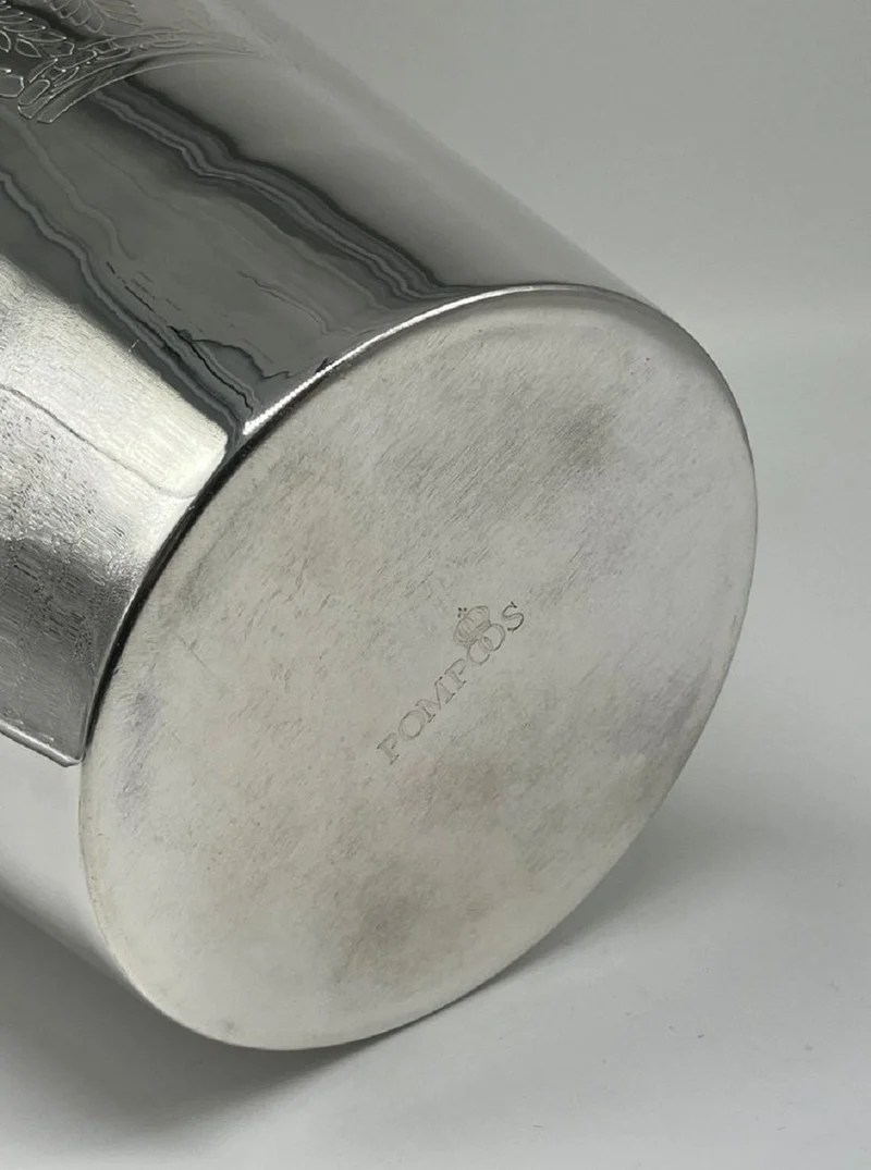 Pompöös by Casa Padrino Luxus Barock Champagnerkühler Silber H. 23 cm - designed by Harald Glööckler