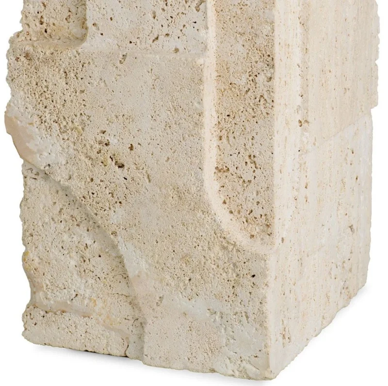 Casa Padrino Luxus Tischleuchte Weiß / Beige H. 76 cm - Luxus Schreibtischleuchten