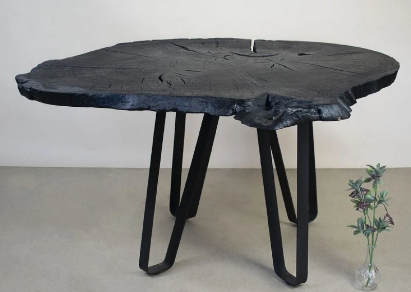 Casa Padrino Luxus Esstisch Schwarz 140 x 110 x H. 75 cm